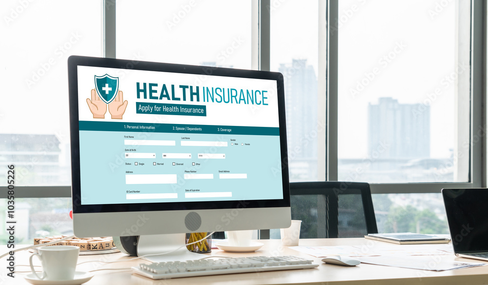 Health insurance web site modish registration system for easy form filling Health insurance web site modish registration system for easy form filling