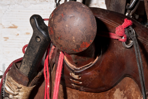 cowboy hat and horse