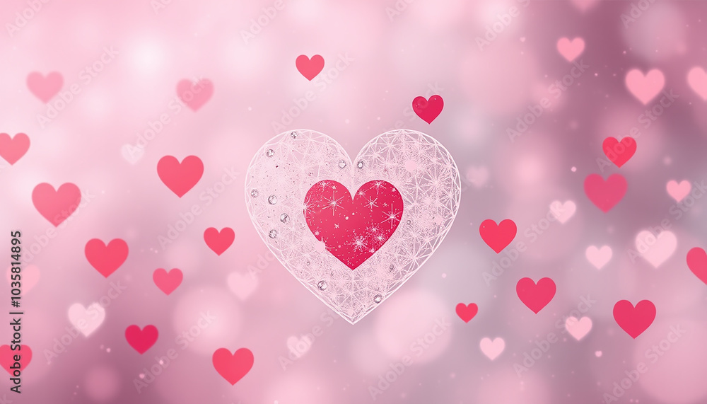 Heart Background Design – Romantic and Playful Visuals for Love-Themed Projects Heart Background Design – Romantic and Playful Visuals for Love-Themed Projects