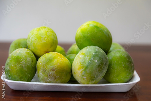 passion fruit from the bush or passion fruit from the backlands or marucujá from the cerrado. passiflora sururuca, passiflora serrata, passiflora gibertii, photo