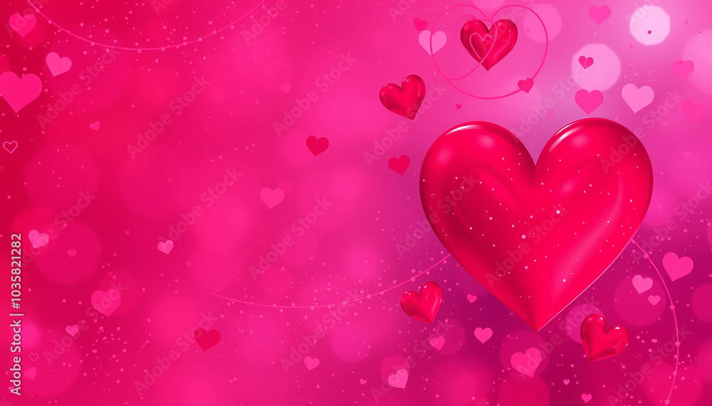 Heart Background Design – Romantic and Playful Visuals for Love-Themed Projects