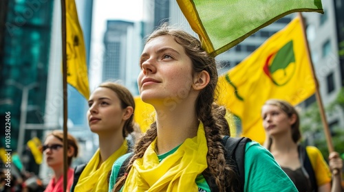 Environmental unionism combining labor rights with environmental advocacy, promoting sustainability in workplace practices and aligning unions with broader environmental movements