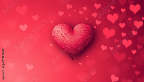 Heart Background Design – Romantic and Playful Visuals for Love-Themed Projects