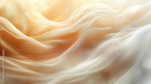 soft light beige gradient background with vanilla tones creating an ethereal dreamy effect perfect for cosmetics or delicate branding presentations