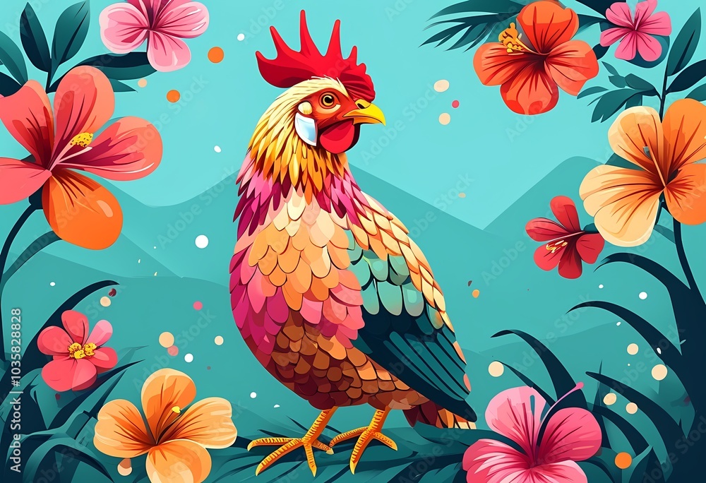 Obraz premium chicken