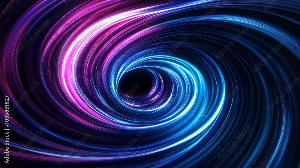 Quantum time loop, swirling colors, futuristic setting, cosmic glow Quantum time loop, swirling colors, futuristic setting, cosmic glow