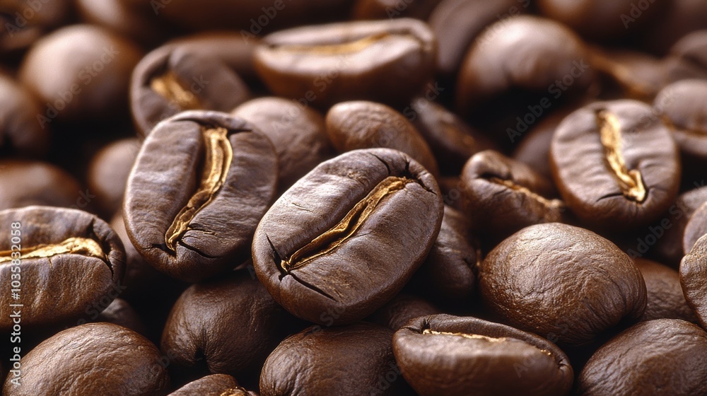 Robusta coffee beans, prized for their strong, bold flavor and higher caffeine content, commonly used in espresso blends Robusta coffee beans, prized for their strong, bold flavor and higher caffeine content, commonly used in espresso blends