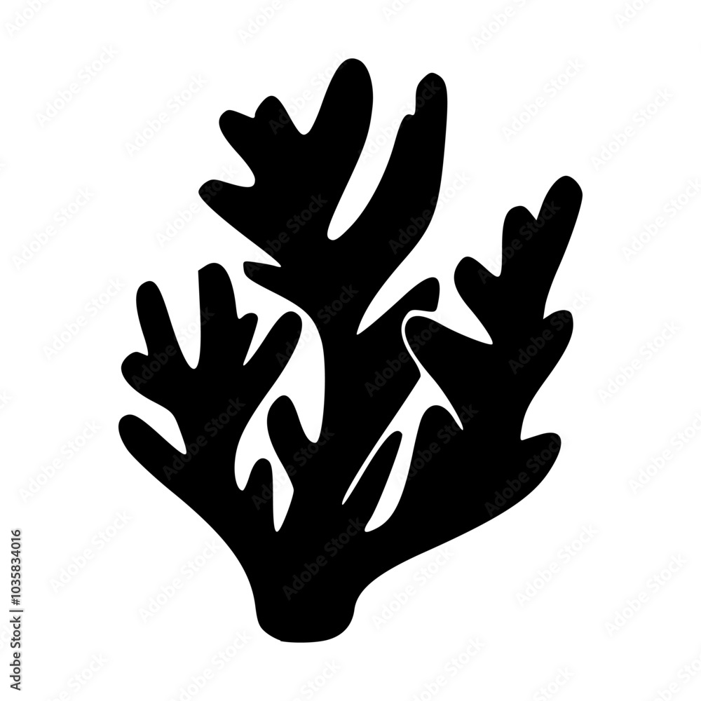 Simple vector illustration of coral, perfect for ocean-themed designs, marine life concepts, or underwater graphics with a clean, minimalist style. Simple vector illustration of coral, perfect for ocean-themed designs, marine life concepts, or underwater graphics with a clean, minimalist style.