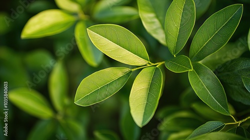 Green Leaf Macro Photography