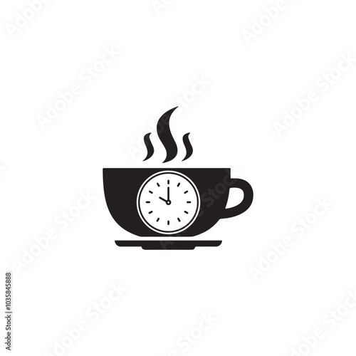 tea time Vector illustration on a transparent background.Premium quality symbols.Glyphs vector icon for concept and graphic design.