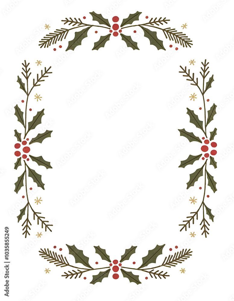 Fototapeta premium Christmas letter paper