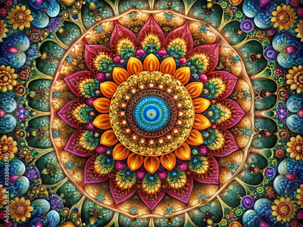 Vibrant Mandala Patterns for Mindfulness and Meditation Backgrounds Vibrant Mandala Patterns for Mindfulness and Meditation Backgrounds
