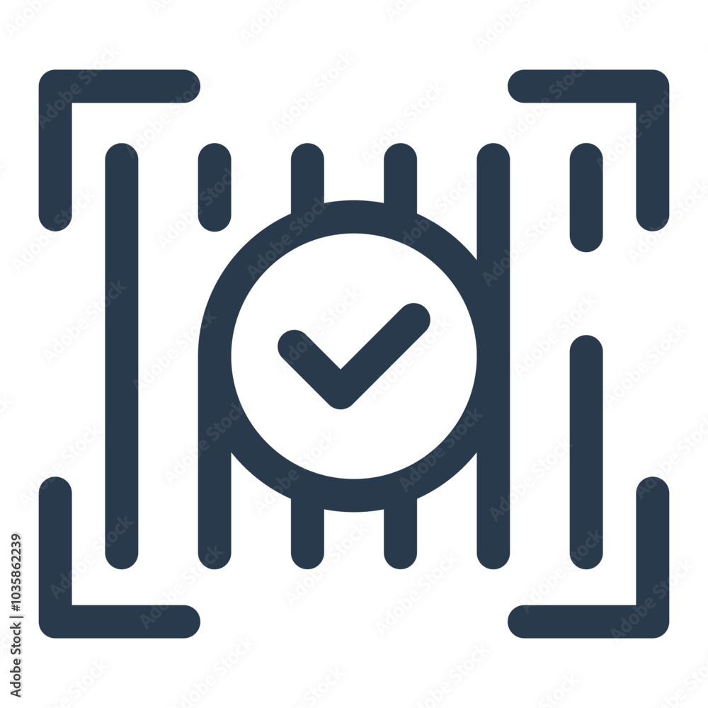 Obraz premium Verified Barcode Discount Badge