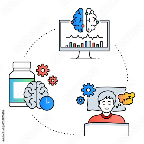 Brain Optimization. Cognitive Enhancement, Brain Health Boost, Mental Clarity.