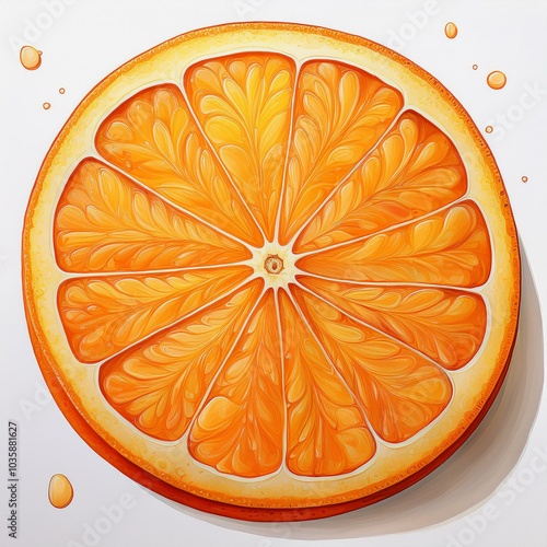 orange slices fresh organic orange isolated on white background orange collection ai photo