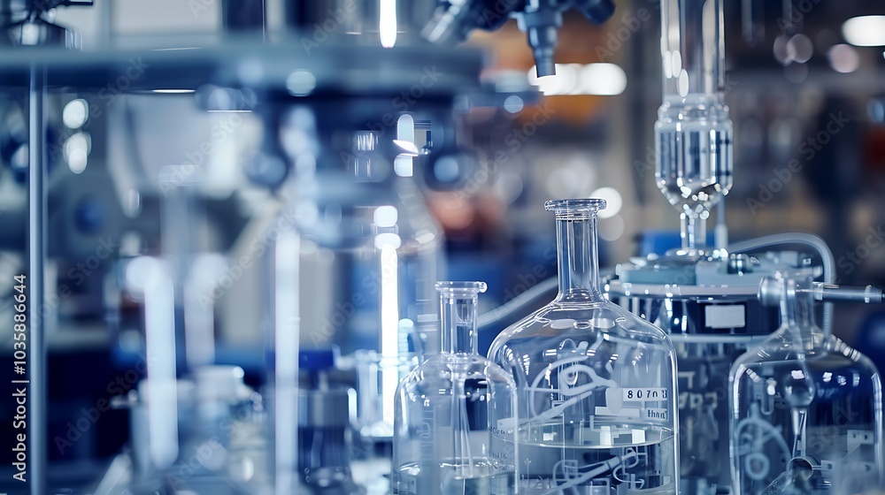 High-definition close-up of scientific instruments in a lab, showcasing fine details and precision engineering High-definition close-up of scientific instruments in a lab, showcasing fine details and precision engineering