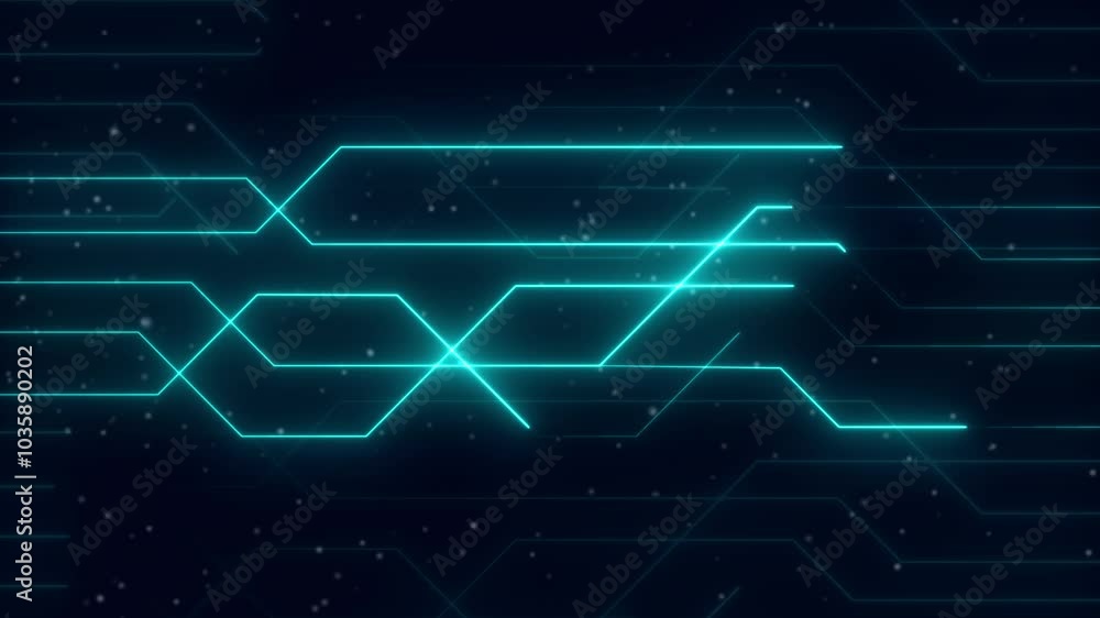 Digital Data moving on Circuit Board and CPU loop backgrounds. Computer Processing and organizing data. Digital Data moving on Circuit Board and CPU loop backgrounds. Computer Processing and organizing data.