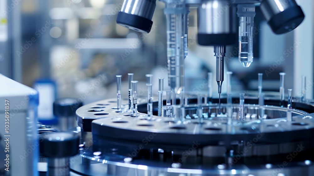 Precision laboratory tools in focus, showcasing clean lines and sharp details, photographed in high definition Precision laboratory tools in focus, showcasing clean lines and sharp details, photographed in high definition