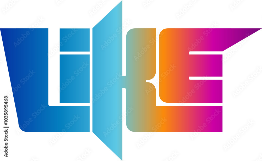 Like text, gradient color 3d Like text, text I like it, drawing Like text, gradient color 3d Like text, text I like it, drawing