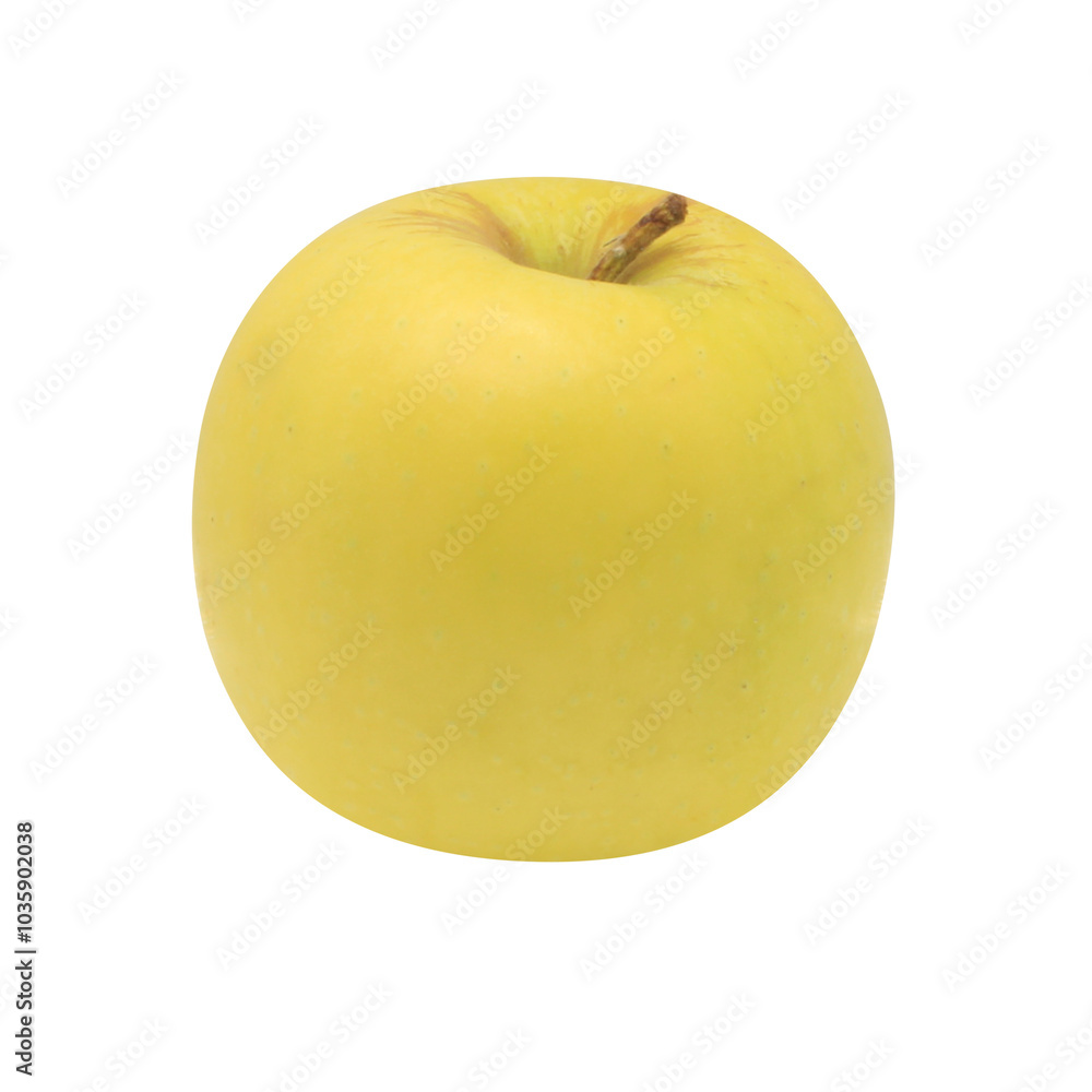 Yellow apple isolated on transparent background. Png Yellow apple isolated on transparent background. Png