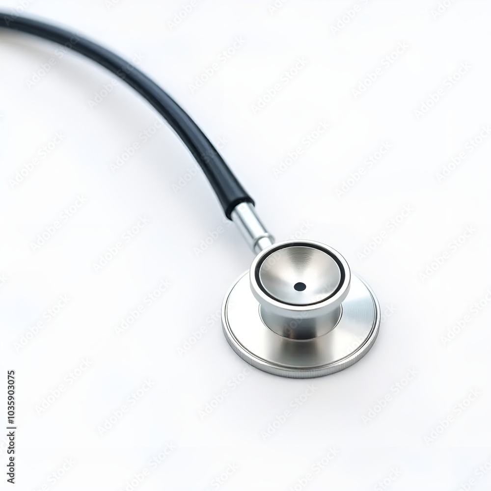 Stethoscopes photo with white Background Stethoscopes photo with white Background