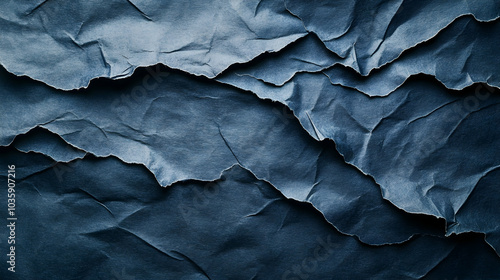 Wallpaper Mural Texture of vintage dark blue paper, providing a rich and textured background  - Torontodigital.ca
