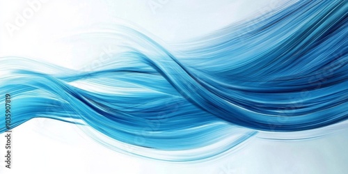 Wallpaper Mural Artistic design featuring navy accents and blue brush strokes. Torontodigital.ca