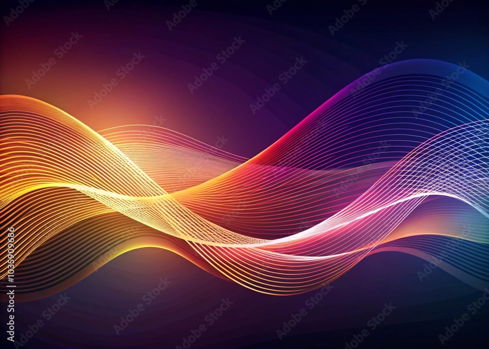 Abstract wavy background Abstract wavy background