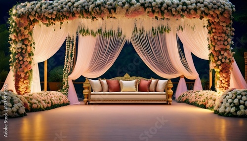 golden curtain