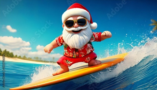 Cute Cartoon Christmas Sant...