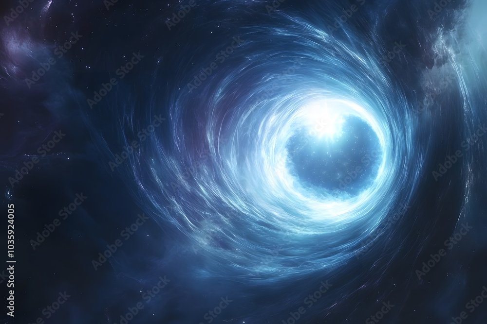 Abstract glowing galaxy energy tunnel in space background Abstract glowing galaxy energy tunnel in space background