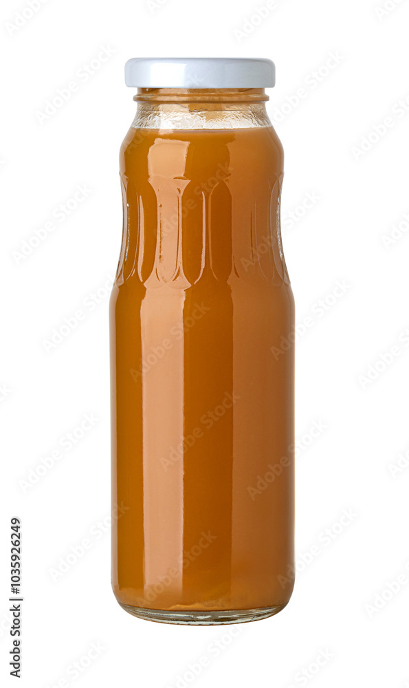 glass bottle with juice glass bottle with juice