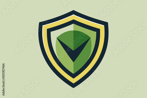 Creative Shield Crest Vector Design