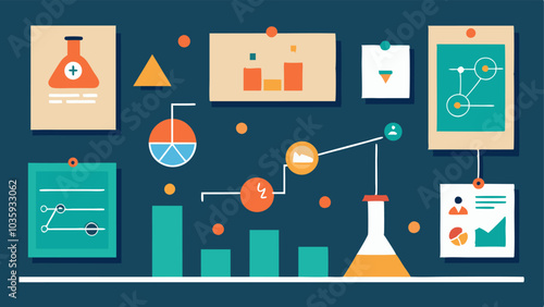Visual Aids A science classroom wall adorned with large print and illustrated posters of the scientific od demonstrating various steps in an easytounderstand manner.