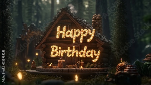 Wallpaper Mural Happy birthday cake Torontodigital.ca