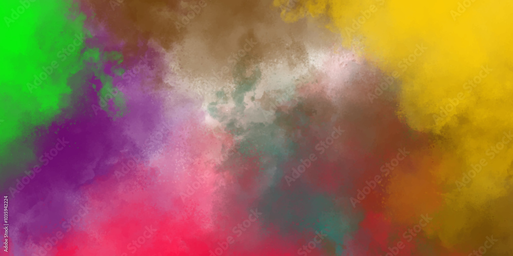 Rainbow color sky background design. Modern and creative wallpaper. orange and dark red watercolor abstract background.Yellow panoramic background, Rainbow color sky background design. Modern and creative wallpaper. orange and dark red watercolor abstract background.Yellow panoramic background,