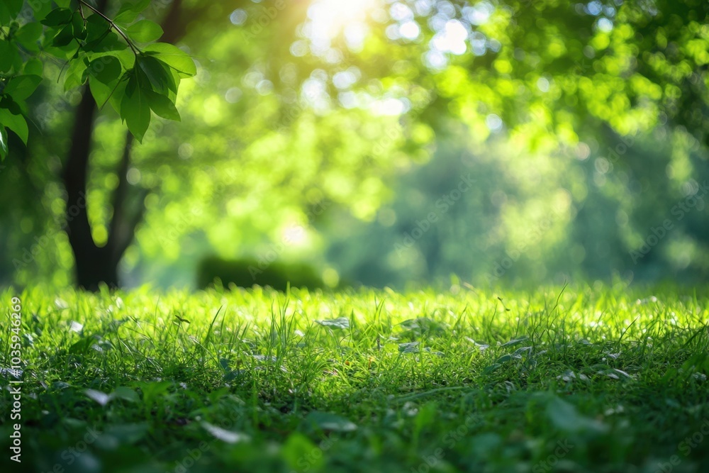 Beautiful, blurred background of natural greenery and trees in the park on a sunny day Spring or summer landscape with bokeh Generative AI Beautiful, blurred background of natural greenery and trees in the park on a sunny day Spring or summer landscape with bokeh Generative AI
