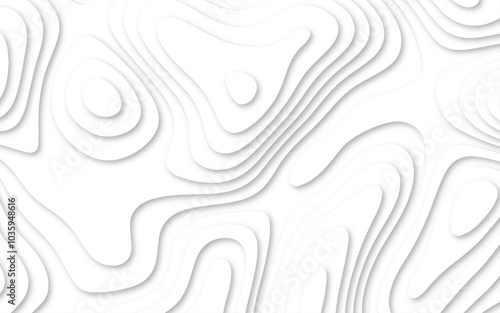 Abstract white background with waves White abstract 3d realistic design background. 