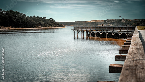 vieux boucau ponton couleur