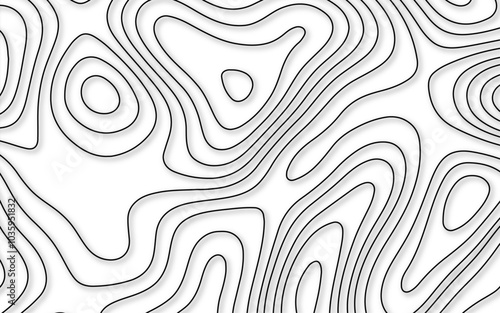 Topographic map backdrop. Contour line abstract background.