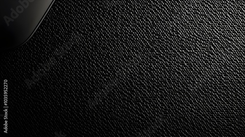 black texture like a mouse pad, only texture pattern, no padding, no mouse, small textile loops photo