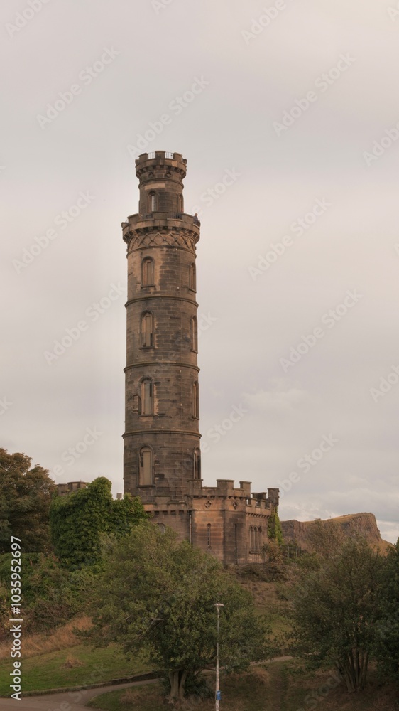 Tower in Calton hill Tower in Calton hill