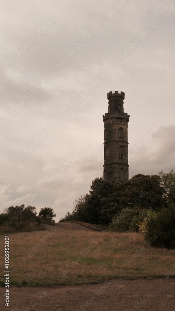 Monument in Calton Hill Monument in Calton Hill