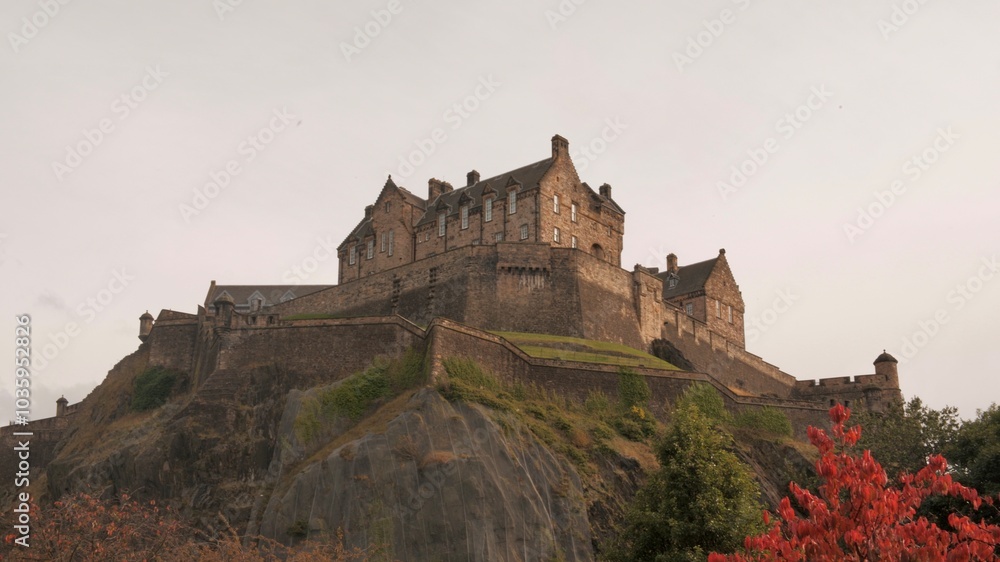 Fototapeta premium View of Edinburgh castle