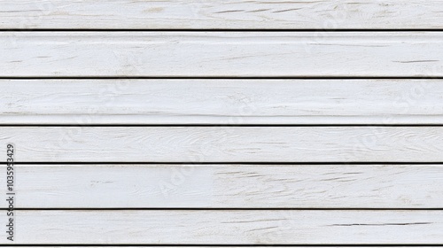 Wallpaper Mural Seamless Background or Texture of White Wooden Plank Paneling with Horizontal Pattern Torontodigital.ca