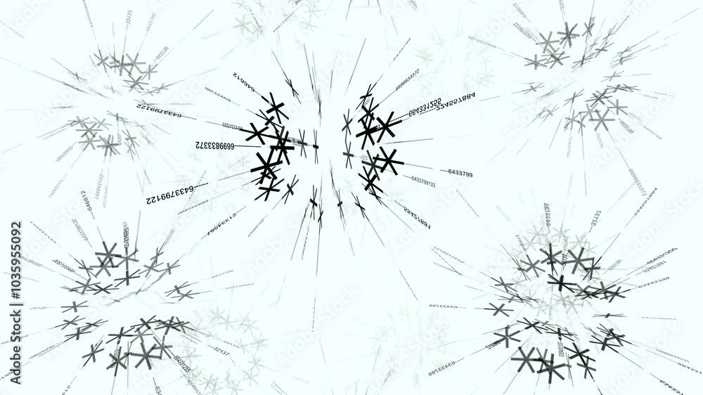 An elegant motion of various abstract lines and shapes that captivates the imagination An elegant motion of various abstract lines and shapes that captivates the imagination