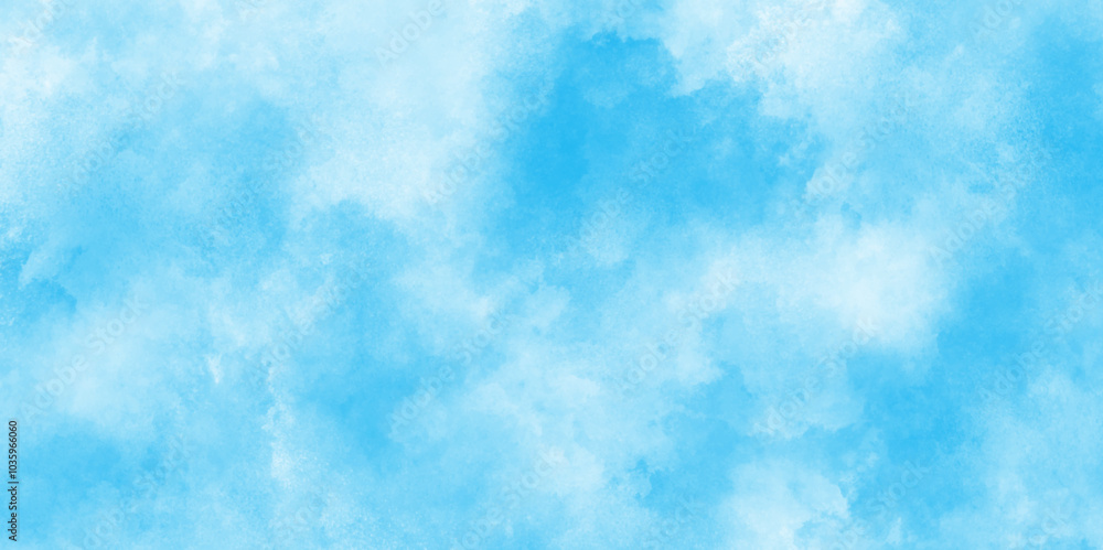 clouds in the blue sky with natural tiny clouds, abstract surface blue watercolor painting cloudy sky background, Watercolor illustration art abstract blue grunge paper texture background. clouds in the blue sky with natural tiny clouds, abstract surface blue watercolor painting cloudy sky background, Watercolor illustration art abstract blue grunge paper texture background.