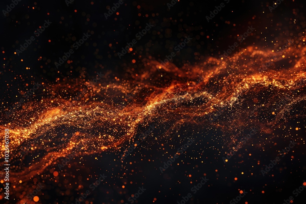 fire flame with sparks on black background fire flame with sparks on black background