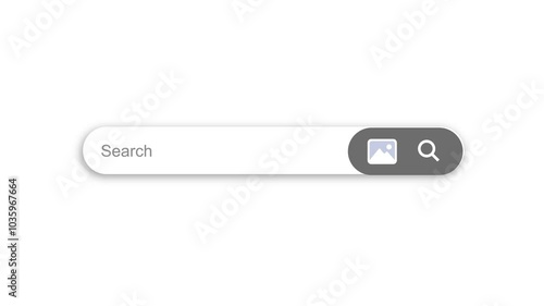 search window,  Using search engine, Animation of a web search, Search Engine Bar, Internet web page with search bar, internet search animation. 