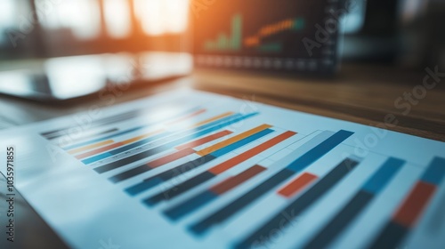 financial development in business showcasing increasing chart